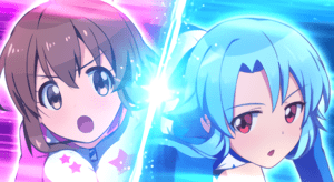 押し合い演出