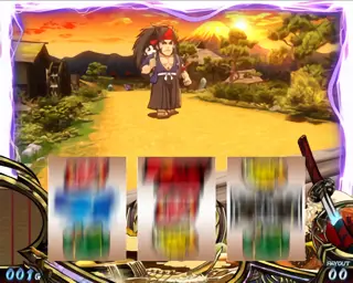 上位AT終了後の画面枠帯電中の参考画像