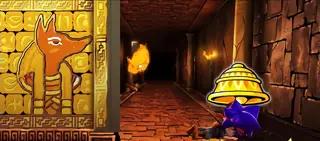 右の壁を開けてベル