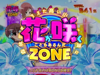 花咲ZONE突入画面