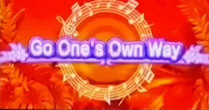 楽曲「GO One’s Own Way」変化時の液晶参考画像