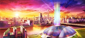 夕暮れ
