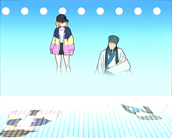 英子＆孔明（水色）
