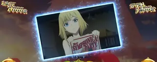 青|チラシを見せるコゼット